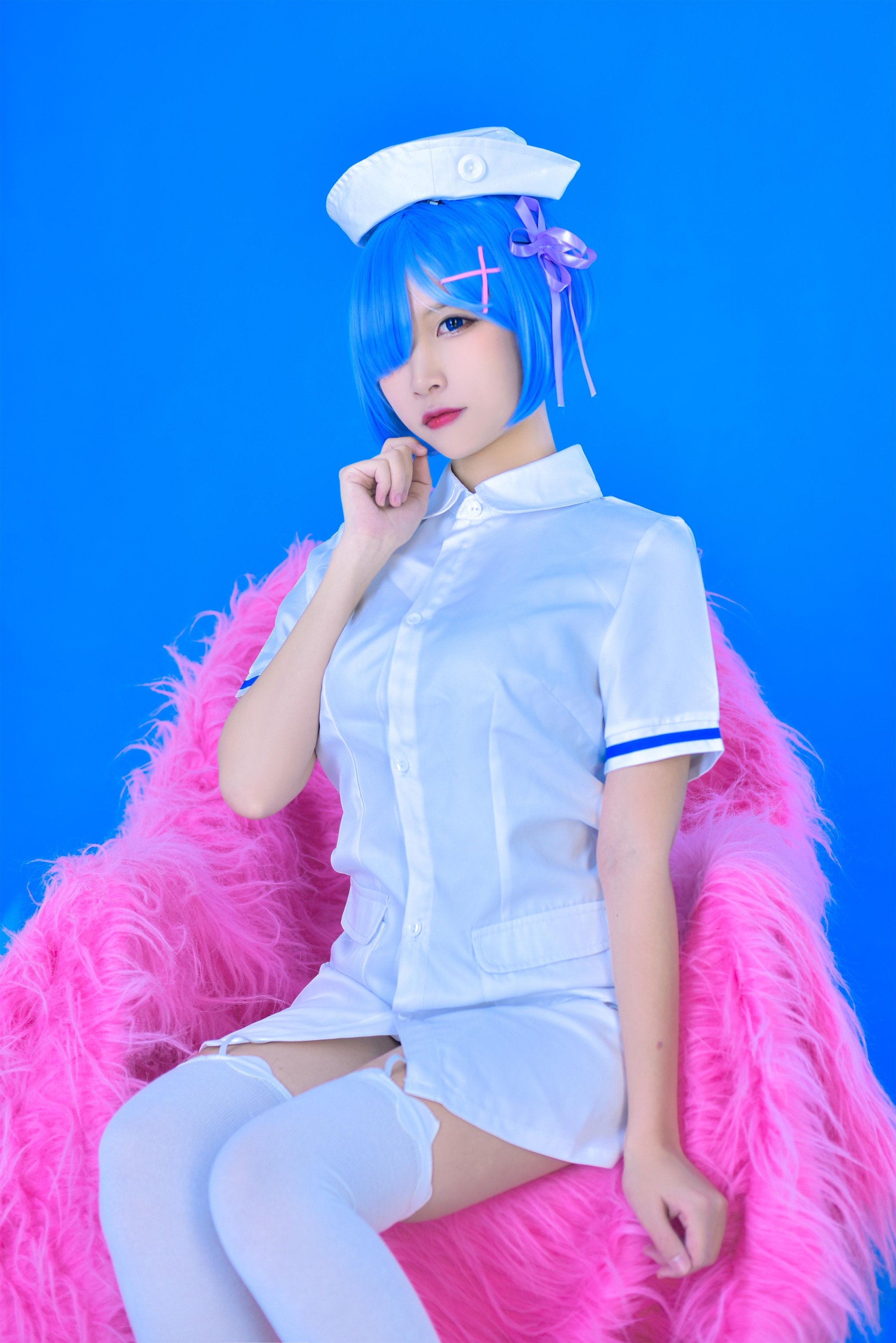 图片[1]-二佐Nisa – NO.035 二佐 蕾姆2号本 蕾姆护士 [31P]-XikXak